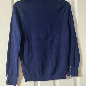 Arkitect Medium Women’s Blue Pullover Sweater Shirt Turtle Necklace. 80% viscose